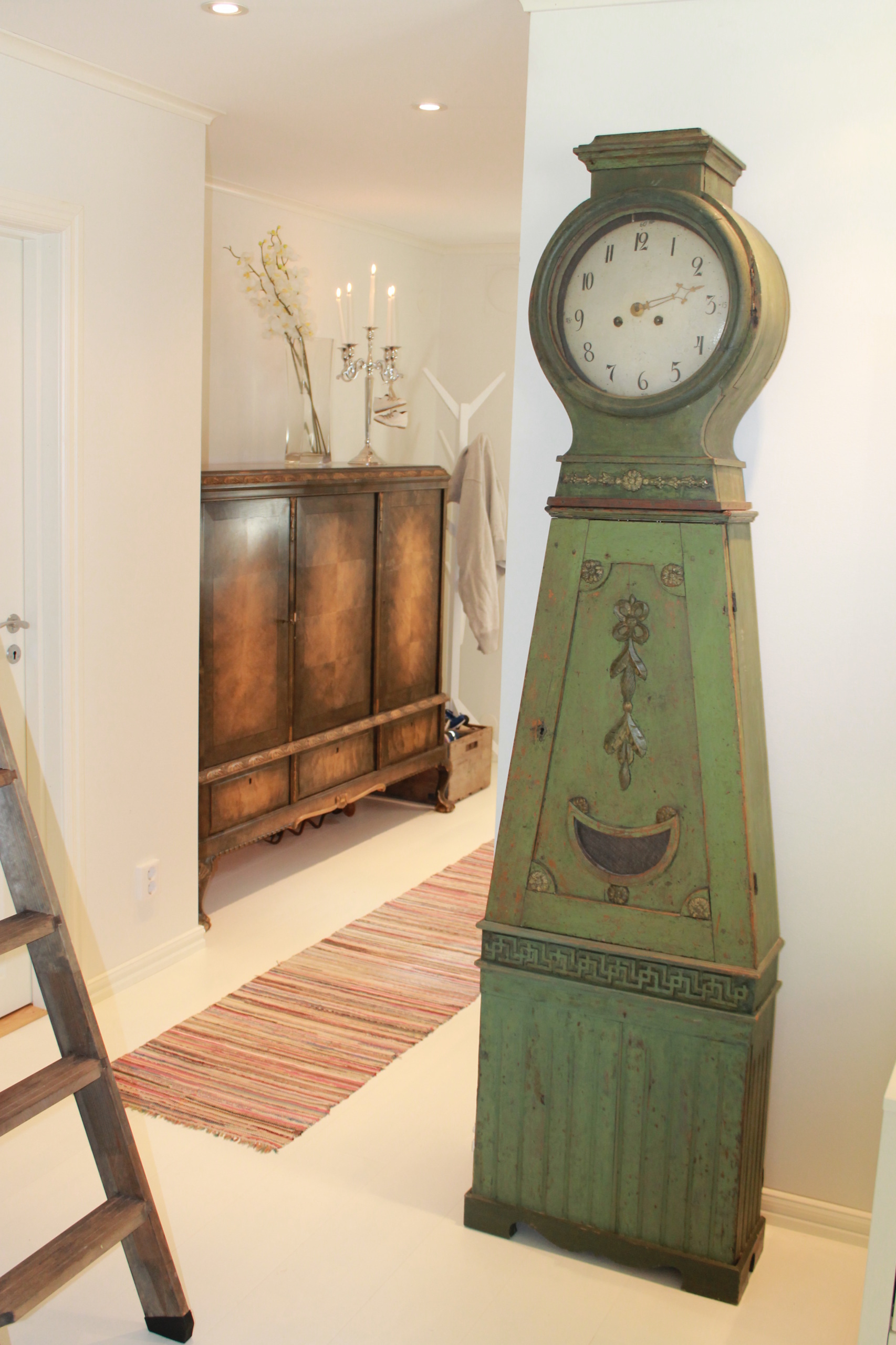 Swedish Tallcase Grandfather Clock Circa 1800
